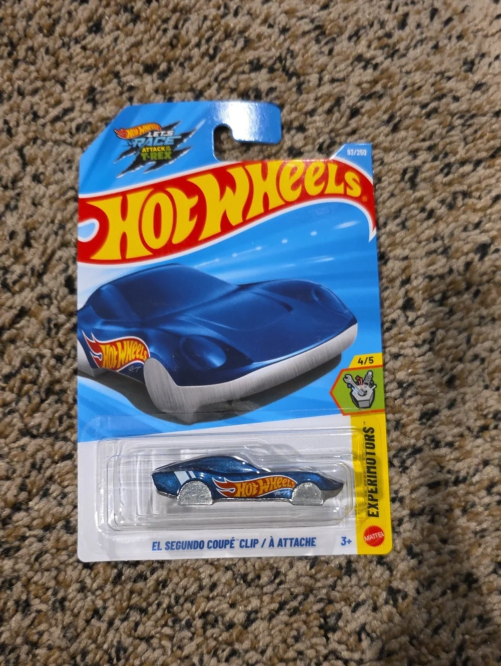 Hotwheels Blue El Segundo Coupé Toy Car